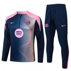 2025-26 Barcelona Royal Blue Thailand Soccer Tracksuit-815