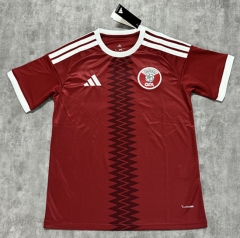 (S-4XL)2026-2027 Qatar Home Red Thailand Soccer Jersey AAA-4506