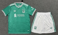 2025-2026 Liverpool 2nd Away Green Soccer Uniform-6748