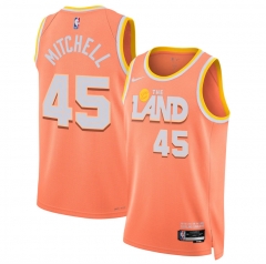 2026 City Version Cleveland Cavaliers Orange #45 NBA Jersey-311