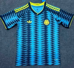 25-26 Colombia Away Blue Thailand Soccer Jersey AAA