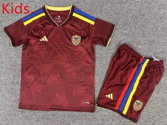 2025-2026 Venezuela Home Red Kids/Youth Soccer Uniform-7809