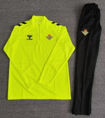 25-26 Real Betis Fluorescent Green Thailand Soccer Tracksuit-4692