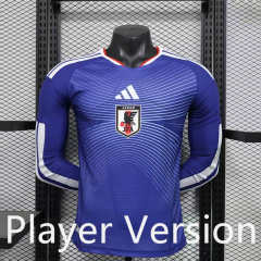 Player Version 2026-27 Japan Home Royal Blue LS Thailand Soccer Jersey AAA-888