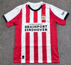 25-26 Correct Version PSV Eindhoven Home Red&White Thailand Soccer Jersey AAA-0388