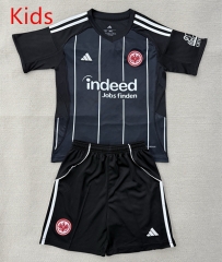 2025-26 UCL Version Eintracht Frankfurt Black Kid/Youth Soccer Uniform-AY