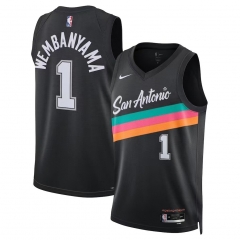 2026 City Edition San Antonio Spurs Black #1 NBA Jersey-311