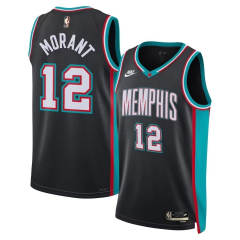 2026 Retro Version Memphis Grizzlies Black#12 NBA  Jersey-311