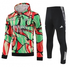 2025-2026 Arsenal Red&Green Thailand Soccer Tracksuit-418
