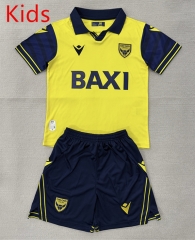 2025-2026 Oxford United Home Yellow Kids/Youth Soccer Uniform-AY