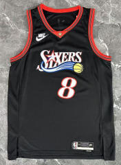 2026 Retro Version Philadelphia 76ers Black#8 NBA Jersey-311