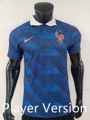 Player Version 26-27 France Home Blue Thailand Soccer Jersey AAA-0871
