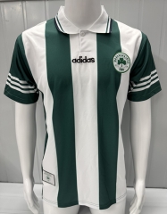 Retro Version 96-97 Panathinaikos F.C. Home Green&White Thailand Soccer Jersey AAA-503