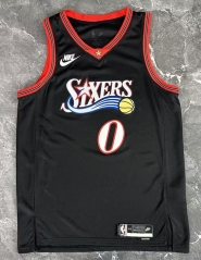 2026 Retro Version Philadelphia 76ers Black#0 NBA Jersey-311