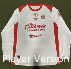 (S-4XL)Player Version 25-26 Special Edition Chivas USA White LS Thailand Soccer Jersey AAA-912