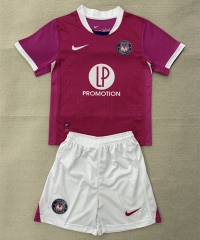 2025-2026 Toulouse FC Away Pink&Purple Soccer Uniform-AY