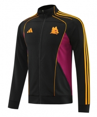 25-26 Roma Black Thailand Soccer Jacket -LH