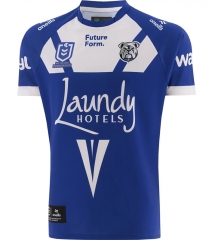 (S-7XL)2026 Bulldog Away Blue Rugby Shirt