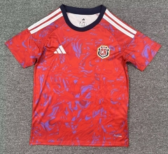 (S-4XL)2026-27 Costa Rica Home Red Thailand Soccer Jersey AAA-8025