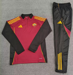 2025-2026 Roma Red Soccer Tracksuit Uniform-4692