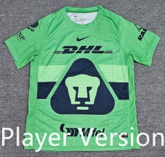 (S-4XL) Player Version 2025-2026 PA UNAM Goalkeeper Green Thailand Soccer Jersey AAA-912