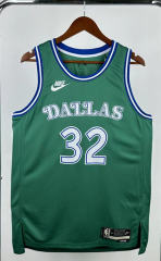 2026 Retro Verison Dallas Mavericks Green #32 NBA Jersey-311