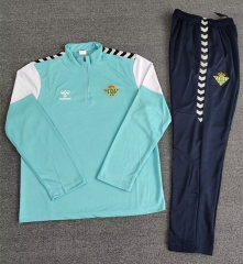25-26 Real Betis Light Blue Thailand Soccer Tracksuit-4692