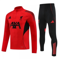 2025-26 Liverpool Red Thailand Soccer Tracksuit Uniform-4627