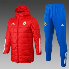 2025-2026 Real Madrid Red Cotton Uniform With Hat Uniform-815