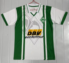 Retro Version 1996-97 SV Werder Bremen Home White Thailand Soccer Jersey AAA-503