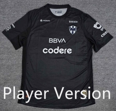 (S-4XL)Player Version 2025-2026 Monterrey Goalkeeper Black Thailand Soccer Jersey AAA-912