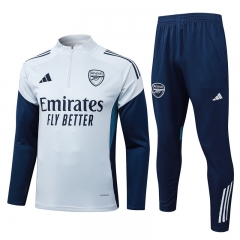 2025-2026 Arsenal Gray Thailand Soccer Tracksuit-815