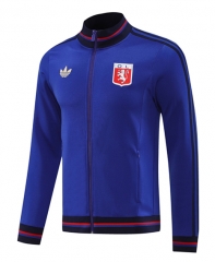 2025-26 Olympique Lyonnais Colorful Blue Soccer Jacket-LH