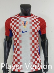 Player Version 2026-2027 Croatia Home Red&White Thailand Soccer Jersey AAA-0871