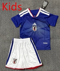 25-26 Japan Home Blue Kids/Youth Soccer Uniform-4247