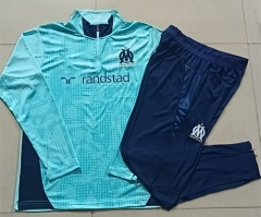 25-26 Olympique de Marseille Light Green Inkjet Thailand Soccer Tracksuit-815