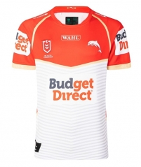 (S-7XL)2026 Miami Dolphins White&Orange Rugby Shirt