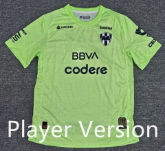 (S-4XL)Player Version 2025-2026 Monterrey Goalkeeper Green Thailand Soccer Jersey AAA-912