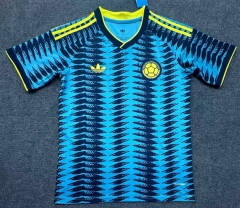 (S-4XL) 25-26 Colombia Away Blue Thailand Soccer Jersey AAA-2483