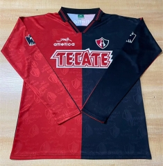 (S-3XL)Retro Version 95-96 Atlas Home Red&Black LS Thailand Soccer Jersey AAA-6895