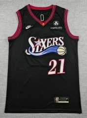 2026 Philadelphia 76ers Black#21 NBA Jersey-1380