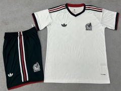 2025-26 Mexico Away White Soccer Uniform-2483