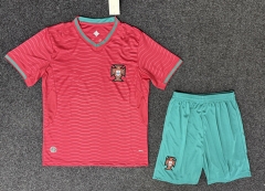 2026 World Cup Portugal Home Red Soccer Uniform-GB