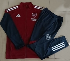 2025-2026 Arsenal  Maroon Thailand Soccer Jacket Uniform-815