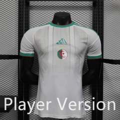 (XS-3XL)with stars Player Version 2026-2027 Algeria White Thailand Soccer Jersey AAA-888