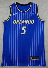 Orlando Magic Blue Stripes#5 NBA Jersey-1380