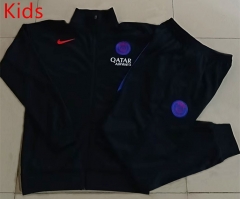 2025-2026 Paris SG Black Kids/Youth Soccer Jacket Unifrom-815