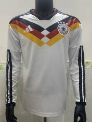 (s-4xl)26-27 Germany Home White Thailand LS Soccer Jersey AAA-422