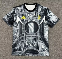 (S-4XL)#10  26-27 Special Edition Juventus Grey Thailand Soccer Jersey AAA-512