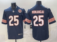 NFL Chicago Bears Royal Blue #25 Jersey(Logo 3)-0840